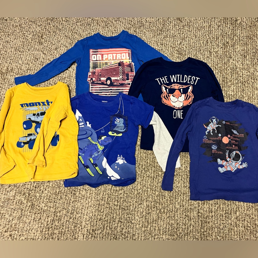 Carter's long sleeve Tshirts 4T